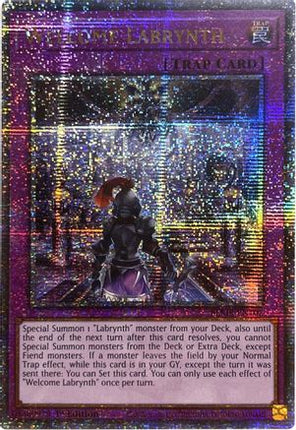 Welcome Labrynth (Quarter Century Secret Rare)  [BLMR-EN102] 1st Edition