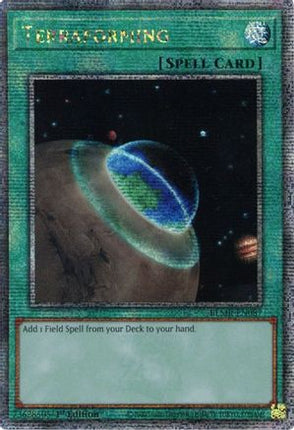 Terraforming (Quarter Century Secret Rare)  [BLMR-EN087] 1st Edition