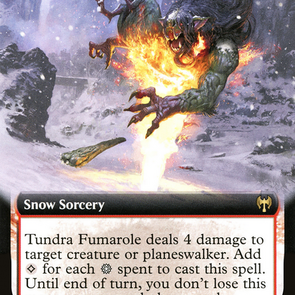 Tundra Fumarole (Extended Art) [Kaldheim]