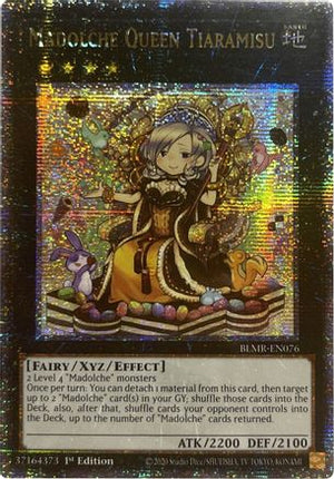 Madolche Queen Tiaramisu (Quarter Century Secret Rare)  [BLMR-EN076] 1st Edition