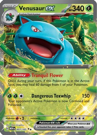 Venusaur ex - 003/165 [SV: Scarlet & Violet 151] Holofoil