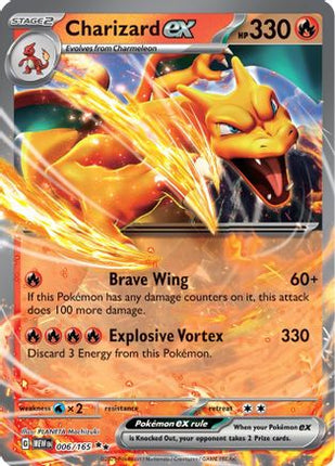 Charizard ex - 006/165 [SV: Scarlet & Violet 151] Holofoil
