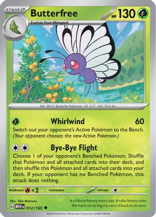 Butterfree - 12/null [SV: Scarlet & Violet 151]