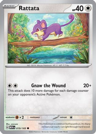 Rattata - 19/null [SV: Scarlet & Violet 151] Reverse Holofoil
