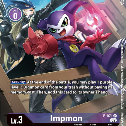 Impmon [P-071] (Official Tournament Pack Vol. 10) [Promotional Cards]