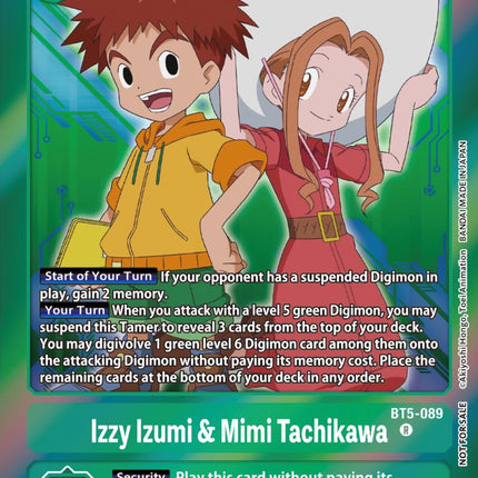 Izzy Izumi & Mimi Tachikawa [BT5-089] (Event Pack 5) [Battle of Omni Promos]