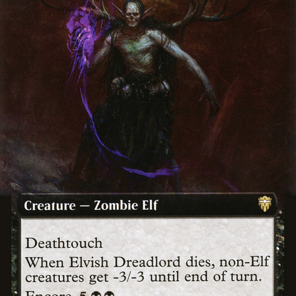 Elvish Dreadlord (Extended Art) [Commander Legends]