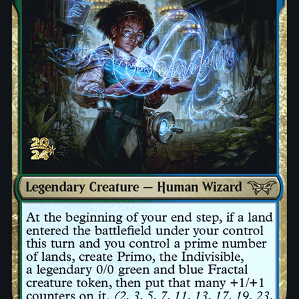 Zimone, All-Questioning [Duskmourn: House of Horror Promos] Prerelease Foil