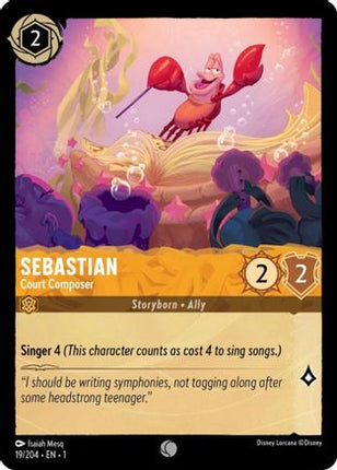 Sebastian - Court Composer (19/204) - The First Chapter Cold Foil