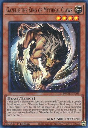 Gazelle the King of Mythical Claws (Super Rare) [DUNE-EN003] 1st Edition