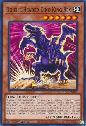 Double-Headed Dino King Rex (Common / Short Print) [DUNE-EN007] 1st Edition
