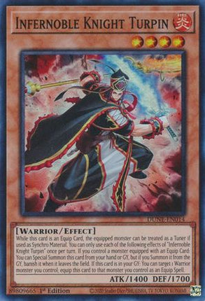 Infernoble Knight Turpin (Super Rare) [DUNE-EN014] 1st Edition