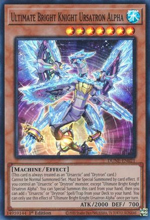 Ultimate Bright Knight Ursatron Alpha (Super Rare) [DUNE-EN021] 1st Edition