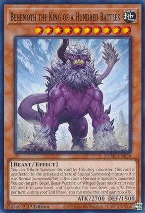 Behemoth the King of a Hundred Battles (Common / Short Print) [DUNE-EN024] 1st Edition
