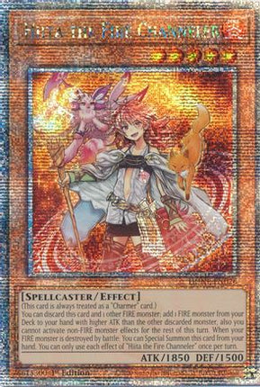 Hiita the Fire Channeler (Quarter Century Secret Rare)  [DUNE-EN026] 1st Edition