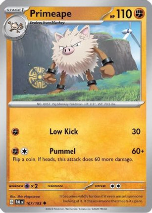 Primeape - 107/193 (Cosmos Holo) [Miscellaneous Cards & Products] Holofoil
