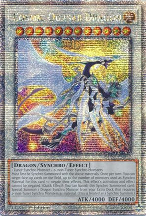 Cosmic Quasar Dragon (Quarter Century Secret Rare)  [DUNE-EN037] 1st Edition