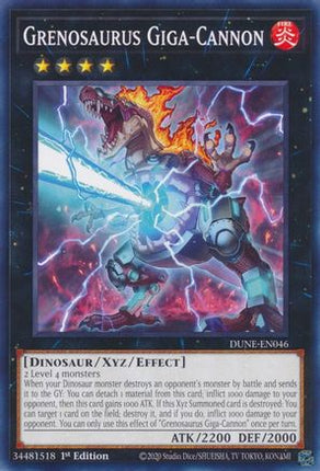Grenosaurus Giga-Cannon (Common / Short Print) [DUNE-EN046] 1st Edition