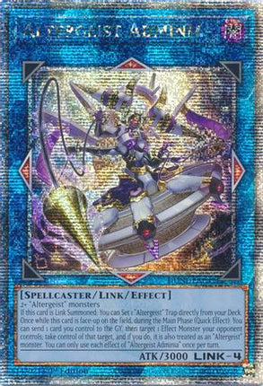 Altergeist Adminia (Quarter Century Secret Rare)  [DUNE-EN047] 1st Edition