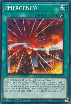 EMERGENCY! (Common / Short Print) [DUNE-EN058] 1st Edition