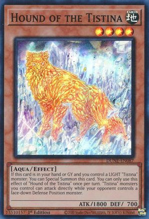 Hound of the Tistina (Super Rare) [DUNE-EN087] 1st Edition
