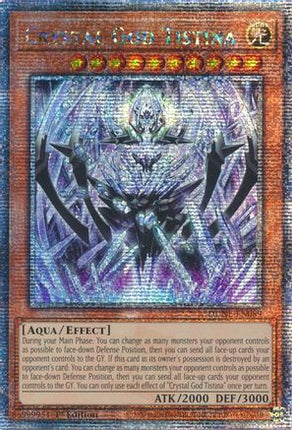 Crystal God Tistina (Quarter Century Secret Rare)  [DUNE-EN089] 1st Edition