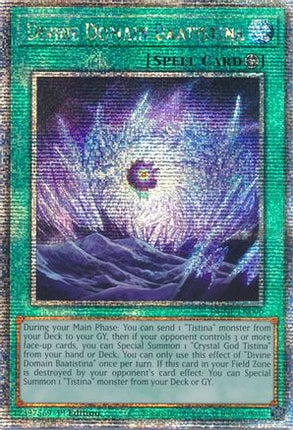 Divine Domain Baatistina (Quarter Century Secret Rare)  [DUNE-EN090] 1st Edition