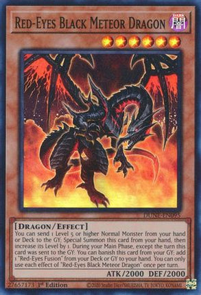 Red-Eyes Black Meteor Dragon (Super Rare) [DUNE-EN095] 1st Edition