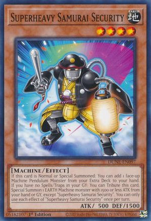 Superheavy Samurai Security (Common / Short Print) [DUNE-EN097] 1st Editiont