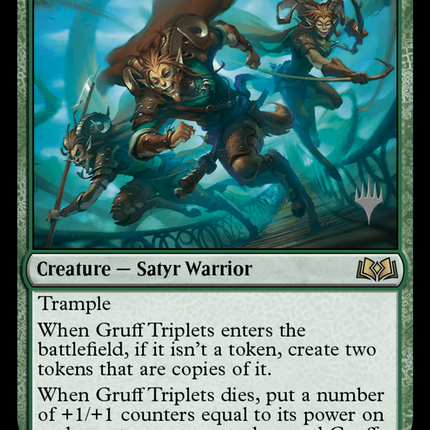 Gruff Triplets [Wilds of Eldraine Promos]