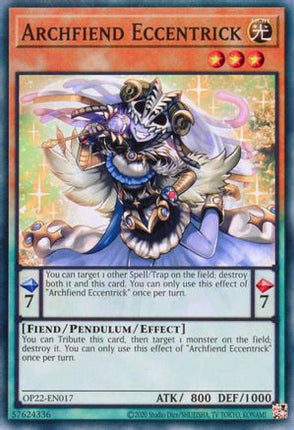 Archfiend Eccentrick (Common / Short Print) [OP22-EN017] Unlimited