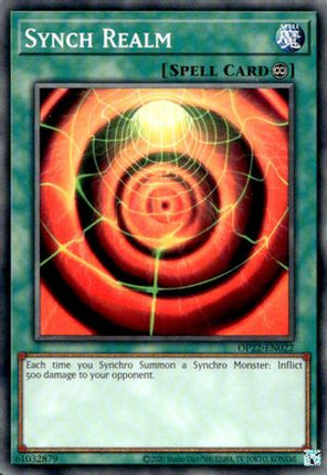 Synch Realm (Common / Short Print) [OP22-EN022] Unlimited