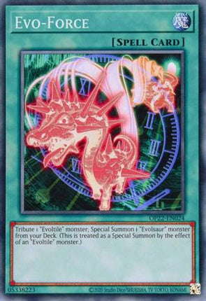 Evo-Force (Common / Short Print) [OP22-EN024] Unlimited
