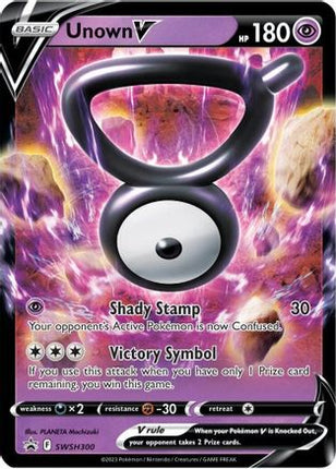 Unown V - SWSH300 - SWSH300/null [SWSH: Sword & Shield Promo Cards] Holofoil