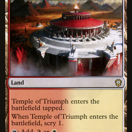 Temple of Triumph [Dominaria United Commander]