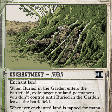 Buried in the Garden (Showcase) (Borderless) [Breaking News] Foil