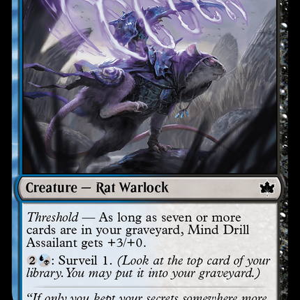 Mind Drill Assailant [Bloomburrow] Foil