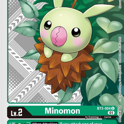 Minomon [BT3-004] (Winner Pack Xros Encounter) [Release Special Booster Promos]