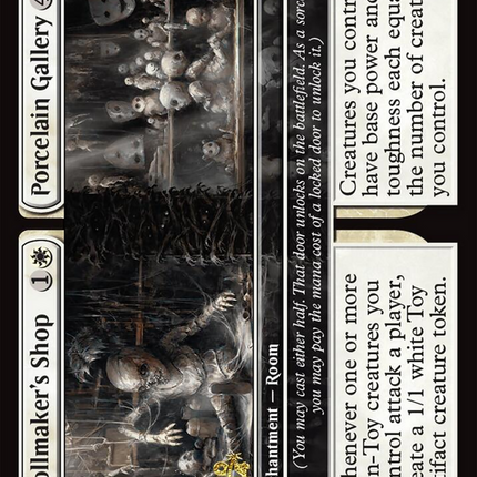 Dollmaker's Shop // Porcelain Gallery [Duskmourn: House of Horror Promos] Prerelease Foil
