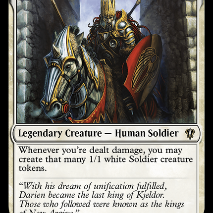Darien, King of Kjeldor [Murders at Karlov Manor Commander]