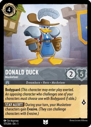 Donald Duck - Musketeer (177/204) - The First Chapter Cold Foil
