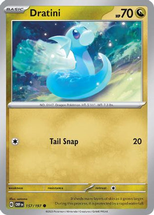 Dratini - 157/null [SV03: Obsidian Flames] Reverse Holofoil