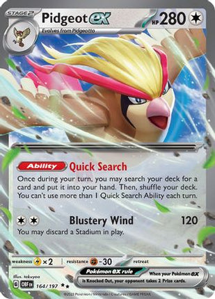 Pidgeot ex - 164/null [SV03: Obsidian Flames] Holofoil