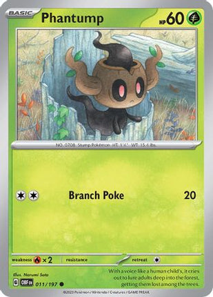 Phantump - 11/null [SV03: Obsidian Flames]