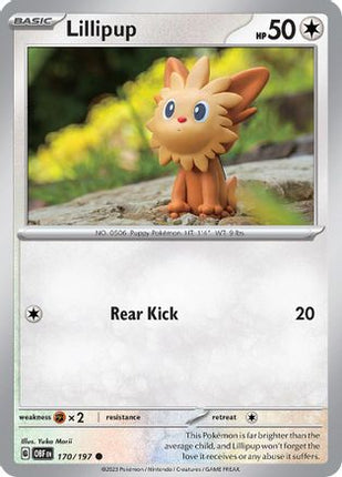 Lillipup - 170/null [SV03: Obsidian Flames] Reverse Holofoil