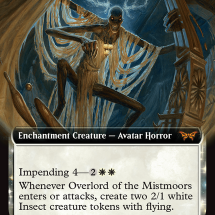 Overlord of the Mistmoors (Extended Art) [Duskmourn: House of Horror] Foil