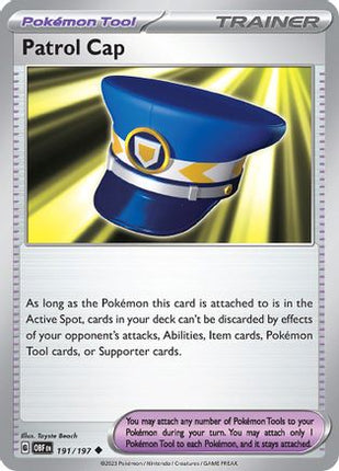 Patrol Cap - 191/null [SV03: Obsidian Flames] Reverse Holofoil
