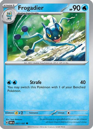 Frogadier - 57/null [SV03: Obsidian Flames]