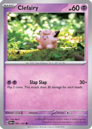 Clefairy - 81/null [SV03: Obsidian Flames] Reverse Holofoil
