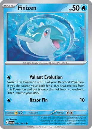 Finizen 60/197 - 60/197 [SV03: Obsidian Flames] Reverse Holofoil
